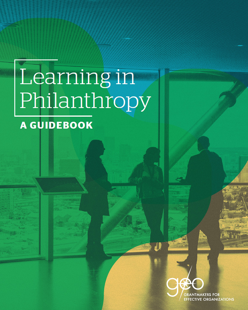 Learning in Philanthropy cover