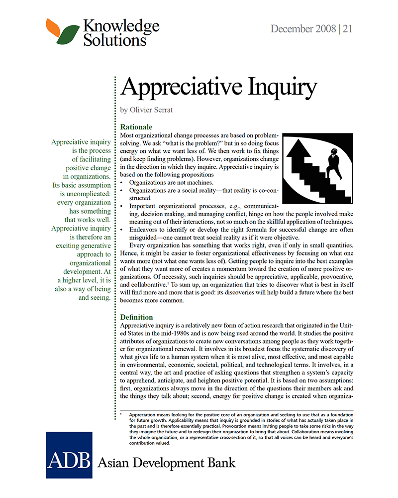 Appreciative Inquiry cover