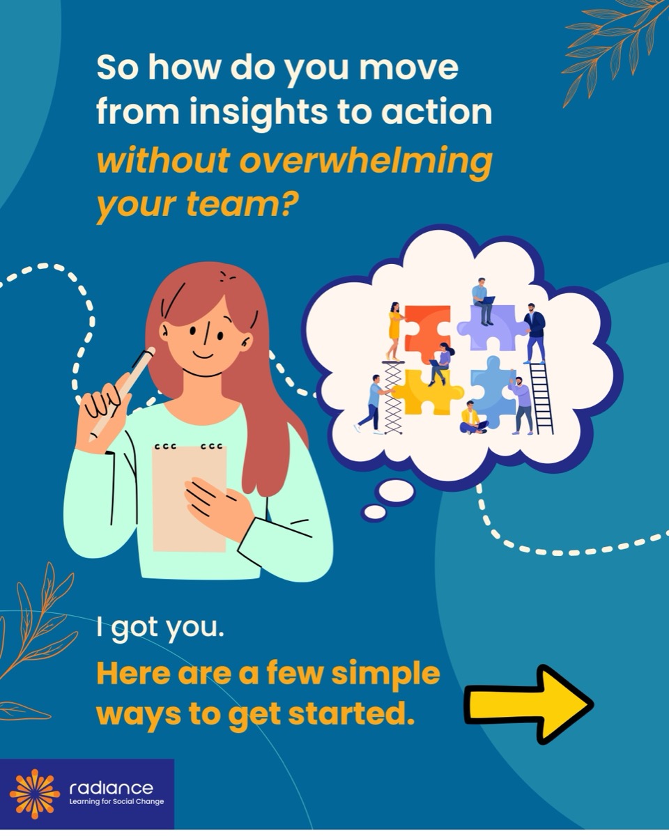 How do you move from insights to action?