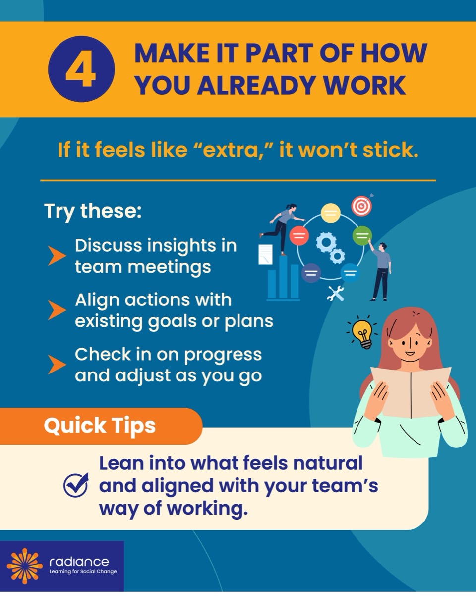 4 Make it part of how you already work