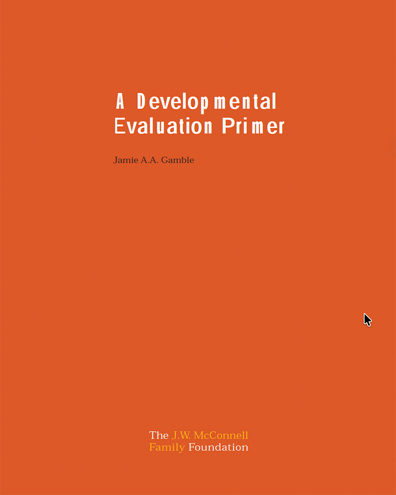 A Developmental Evaluation Primer